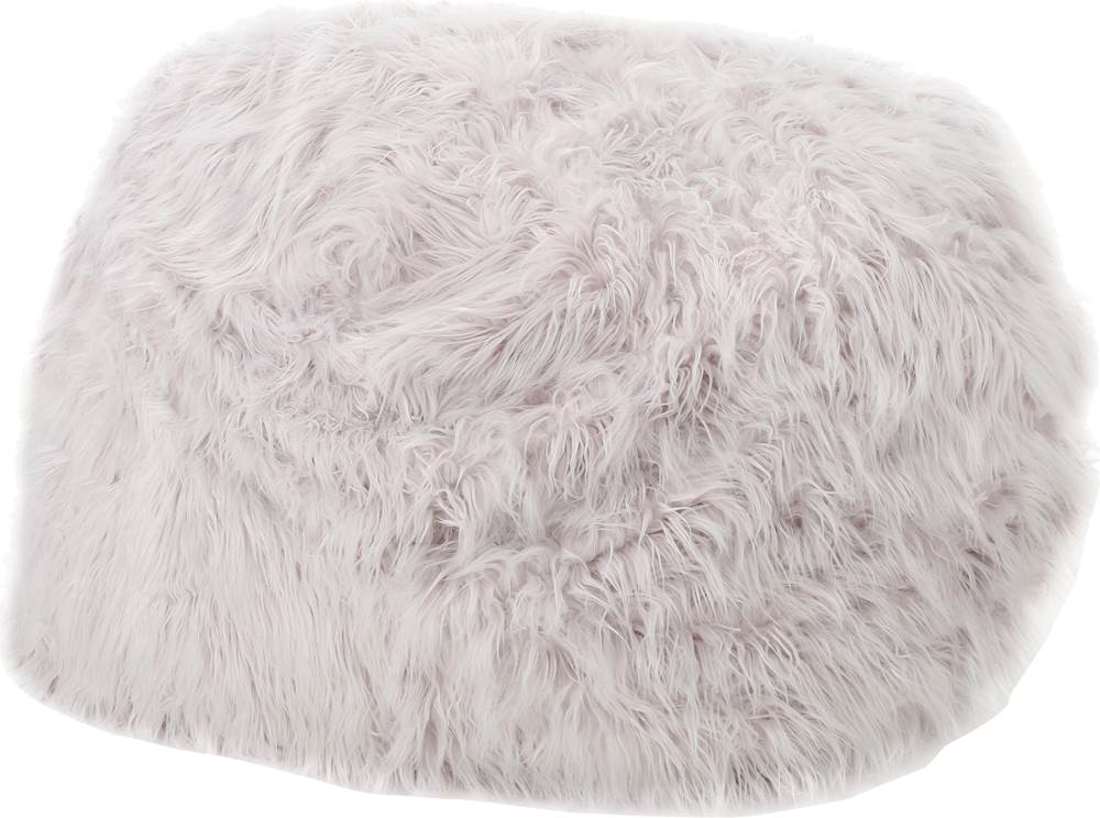 Best Buy: Noble House Cullman Furry Bean Bag Lavender 301704