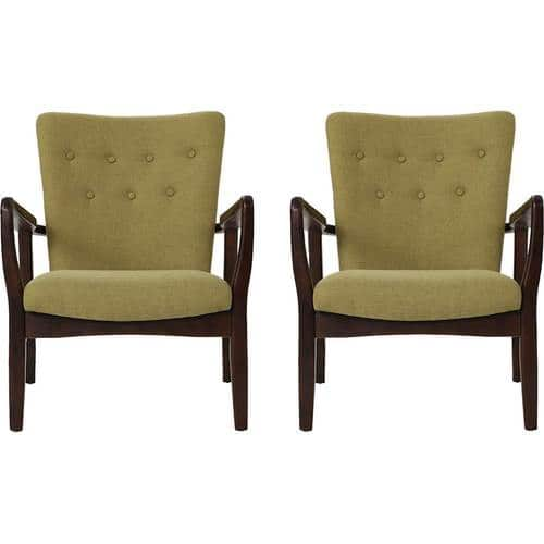 Noble House - Rumford Accent Chair (Set of 2) - Wasabi