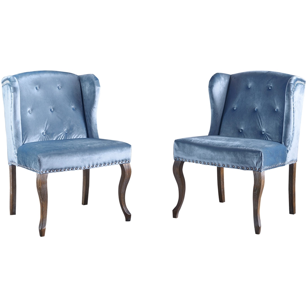 ice blue accent chair