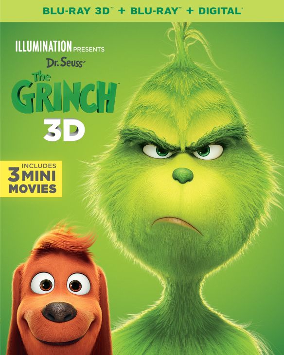 Illumination Presents: Dr. Seuss' The Grinch [Includes Digital Copy] [3D] [Blu-ray] [Blu-ray/Blu-ray 3D] [2018]