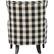 Alt View 11. Noble House - Kaylor Club Fabric Chair - Black & White Plaid.