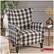 Alt View 14. Noble House - Kaylor Club Fabric Chair - Black & White Plaid.
