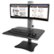 Alt View Zoom 17. Victor - DC350A Dual Monitor Sit/Stand Desk Converter - Black.