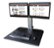 Left Zoom. Victor - DC350A Dual Monitor Sit/Stand Desk Converter - Black.