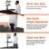 Alt View 20. Victor - Electric Height Adjustable Standing Desk Riser Workstation - Black, Aluminum.