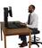 Alt View 11. Victor - High Rise Sit-Stand Desk Converter - Black.