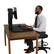 Alt View 22. Victor - High Rise Sit-Stand Desk Converter - Black.