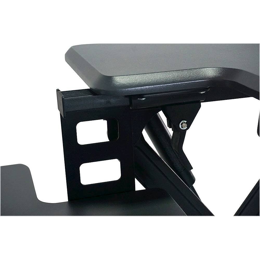 Alt View 18. Victor - Adjustable Standing Desk Convertor with Keyboard Tray - Charcoal Gray And Black.