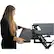 Alt View 20. Victor - Adjustable Standing Desk Convertor with Keyboard Tray - Charcoal Gray And Black.