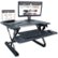 Alt View Zoom 13. Victor - High Rise Height Adjustable Standing Desk with Keyboard Tray - Charcoal Gray And Black.