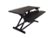 Angle Zoom. Victor - High Rise Height-Adjustable Compact Standing Desk with Keyboard Tray - Black.