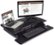 Alt View Zoom 14. Victor - High Rise Height-Adjustable Compact Standing Desk with Keyboard Tray - Black.