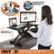 Alt View Zoom 18. Victor - High Rise Height-Adjustable Compact Standing Desk with Keyboard Tray - Black.