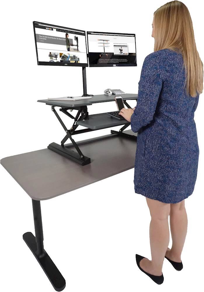 Best Buy: Victor Monitor Mount with Single and Dual Arm Components ...