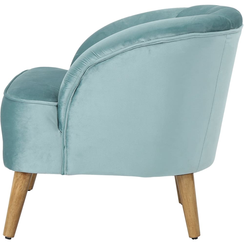 Angle View: Noble House - Noxen Club Chair (Set of 2) - Seafoam Blue