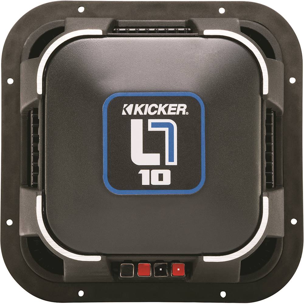Back View: KICKER - K-Series Interconnects 19.7' Audio RCA Cable - Blue
