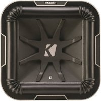 KICKER - 10" Dual-Voice-Coil 2-Ohm Subwoofer - Black - Front_Zoom