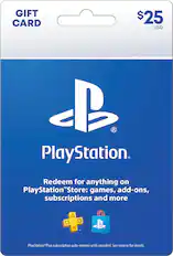 Front. Sony - PlayStation Store $25 Gift Card - Blue.