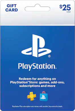 Sony - $25 PlayStation Store Gift Card