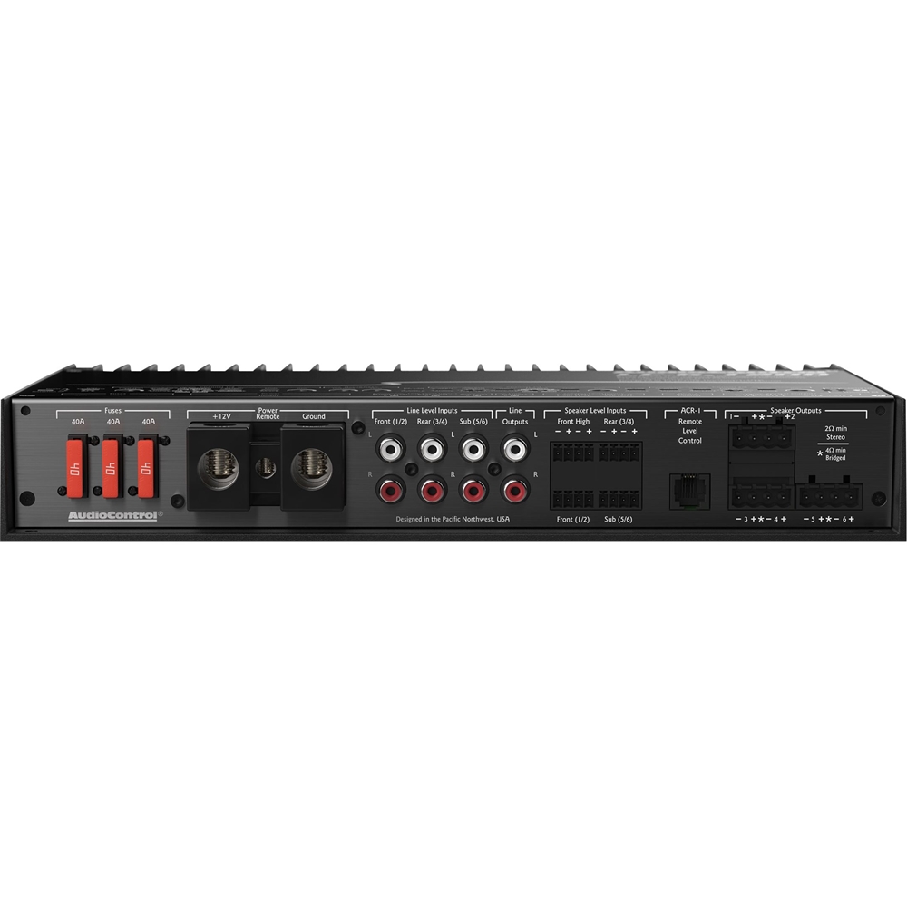 AudioControl - Class D Bridgeable Multichannel Amplifier - Black