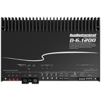 AudioControl - 1200W 6-Channel Class D Matrix DSP Amplifier - Black - Front_Zoom