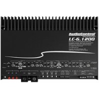 AudioControl - 1200W 6-Channel Class D Amplifier - Black - Front_Zoom