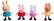 Alt View 13. Peppa Pig - Figures (4-Pack) - Styles May Vary.