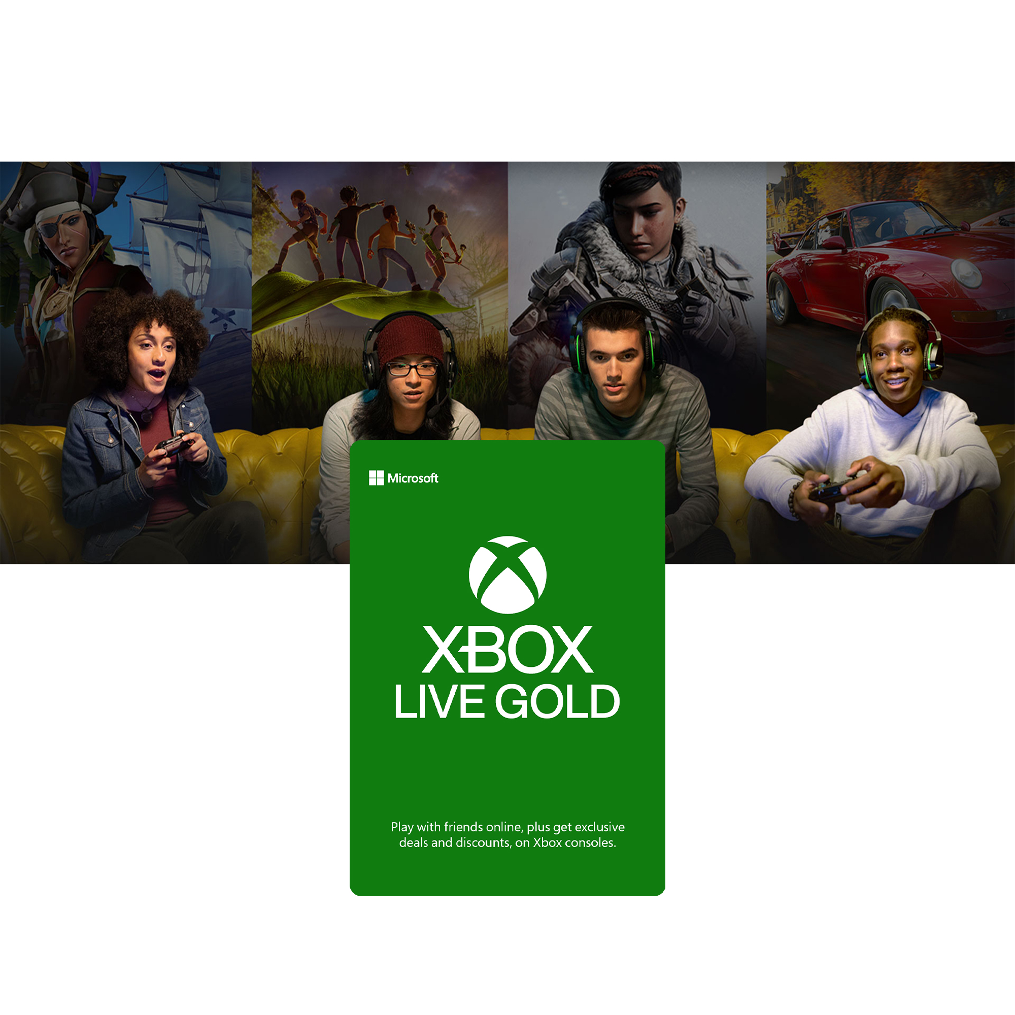 Microsoft Xbox Live 12 month Gift Card 59.99