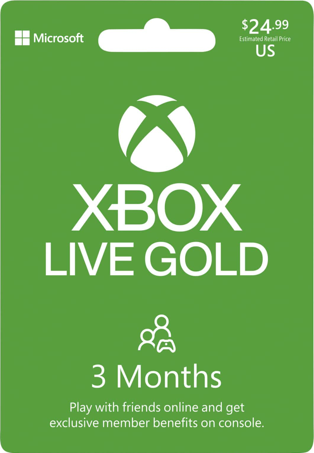 Microsoft Xbox Game Pass Ultimate 1 Month Membership, Code printed