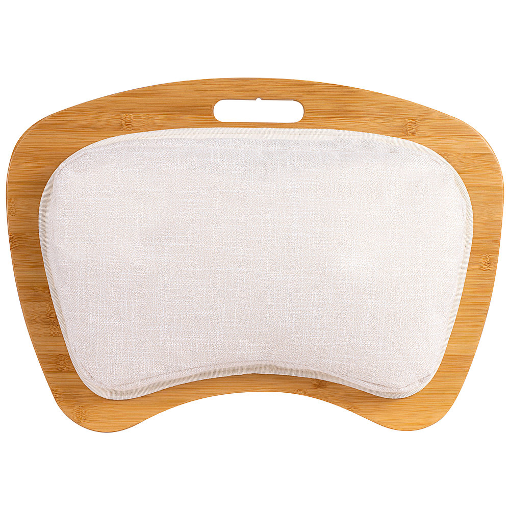 Bamboo Laptop Lap Desk with Pillow Cushion - S