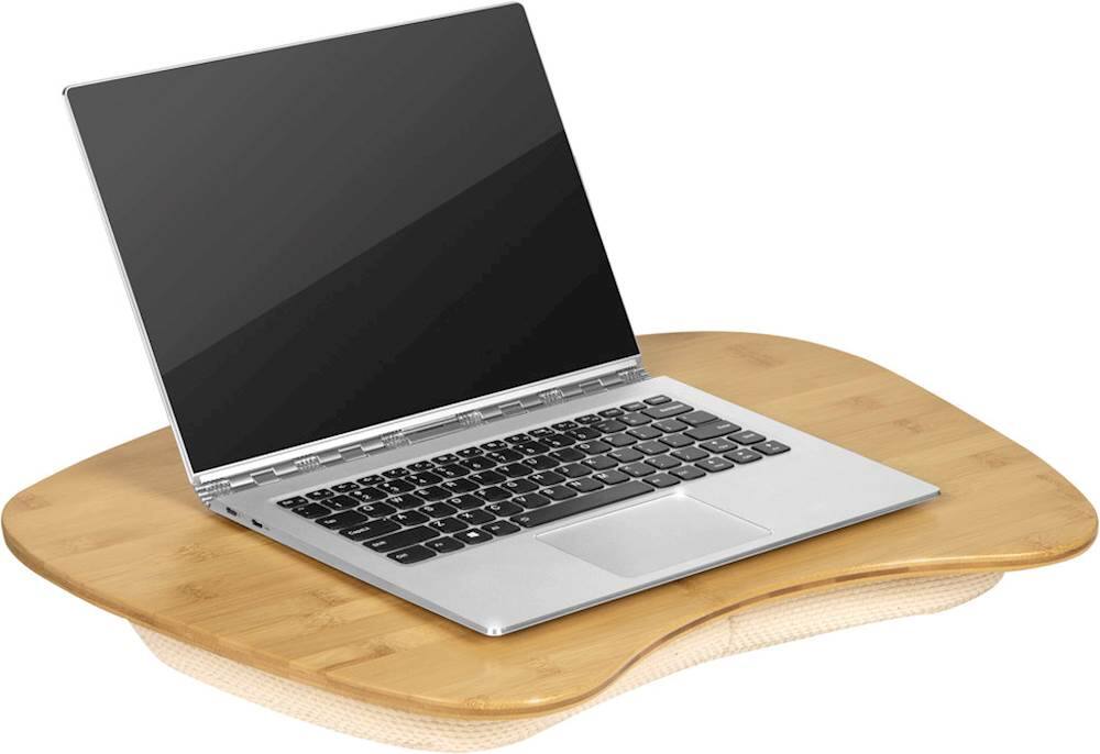 LapGear Bamboo Lap Desk for 17.3" Laptop Natural 91697 Best Buy