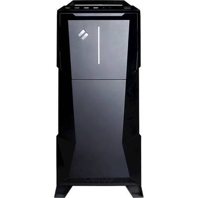 CyberPowerPC - Syber M ATX Mid-Tower Case - Black