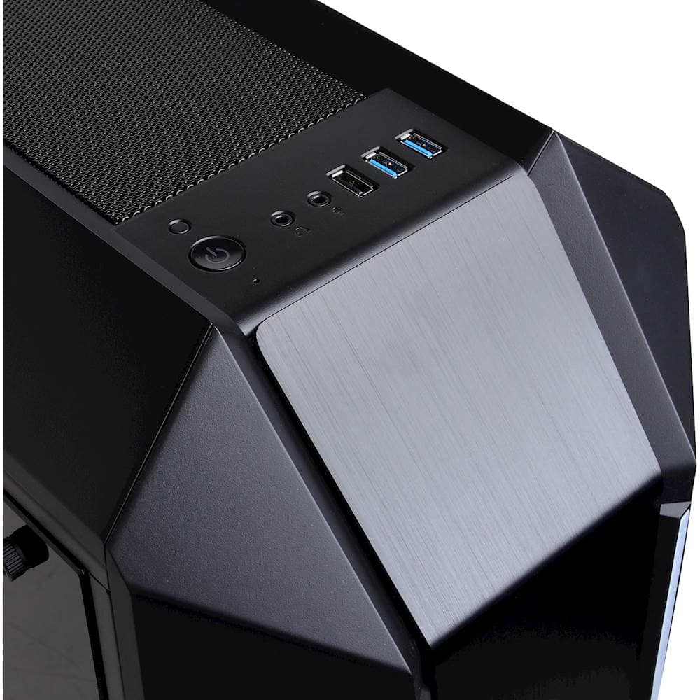 Best Buy: CyberPowerPC Syber L ATX Full-Tower Case Black SLC100