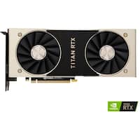 NVIDIA - TITAN RTX 24GB GDDR6 PCI Express 3.0 Graphics Card - Front_Zoom