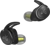 Front. Jaybird - RUN XT Sport True Wireless In-Ear Headphones - Black/Flash.