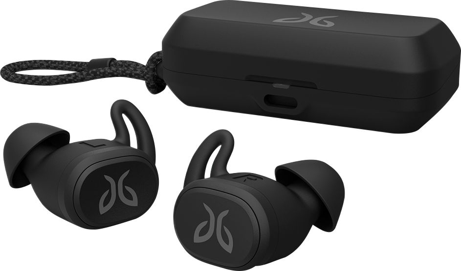 Left View: Jaybird - Vista True Wireless In-Ear Headphones - Black