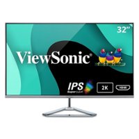 ViewSonic - VX3276-2K-MHD 32" IPS LCD UHD Monitor (DisplayPort and HDMI) - Silver - Front_Zoom