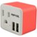 Alt View Zoom 11. RapidX - PowX Wall USB Charger - Red.