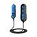 Alt View 13. RapidX - X5 Plus Vehicle Charger - Blue On Black.