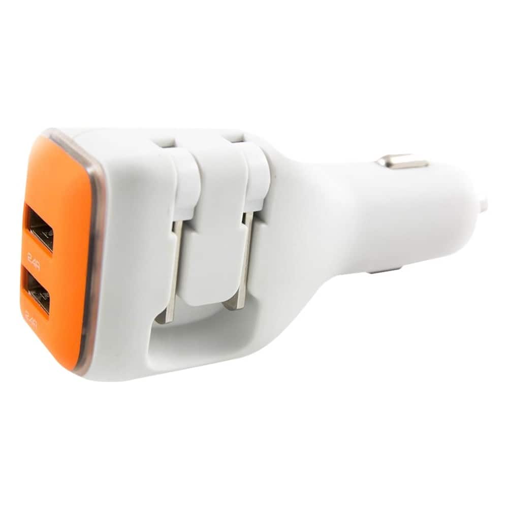 Alt View Zoom 11. RapidX - DualX Vehicle/Wall USB Charger - Orange.