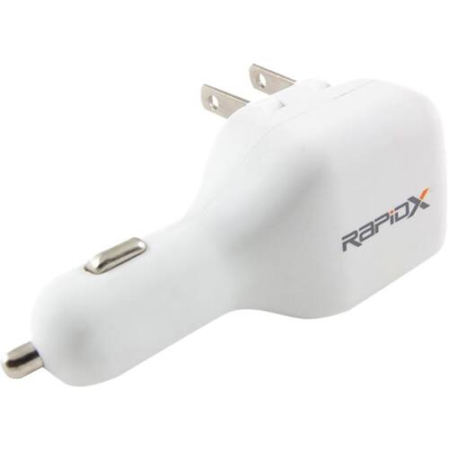 Alt View Zoom 15. RapidX - DualX Vehicle/Wall USB Charger - Orange.