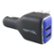 Front Zoom. RapidX - DualX Vehicle/Wall USB Charger - Blue.