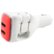 Alt View Zoom 15. RapidX - DualX Vehicle/Wall USB Charger - Red.