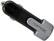 Alt View 11. RapidX - Xscape Dual USB Car Charger with Safety Hammer and Seatbelt - Black and Grey.