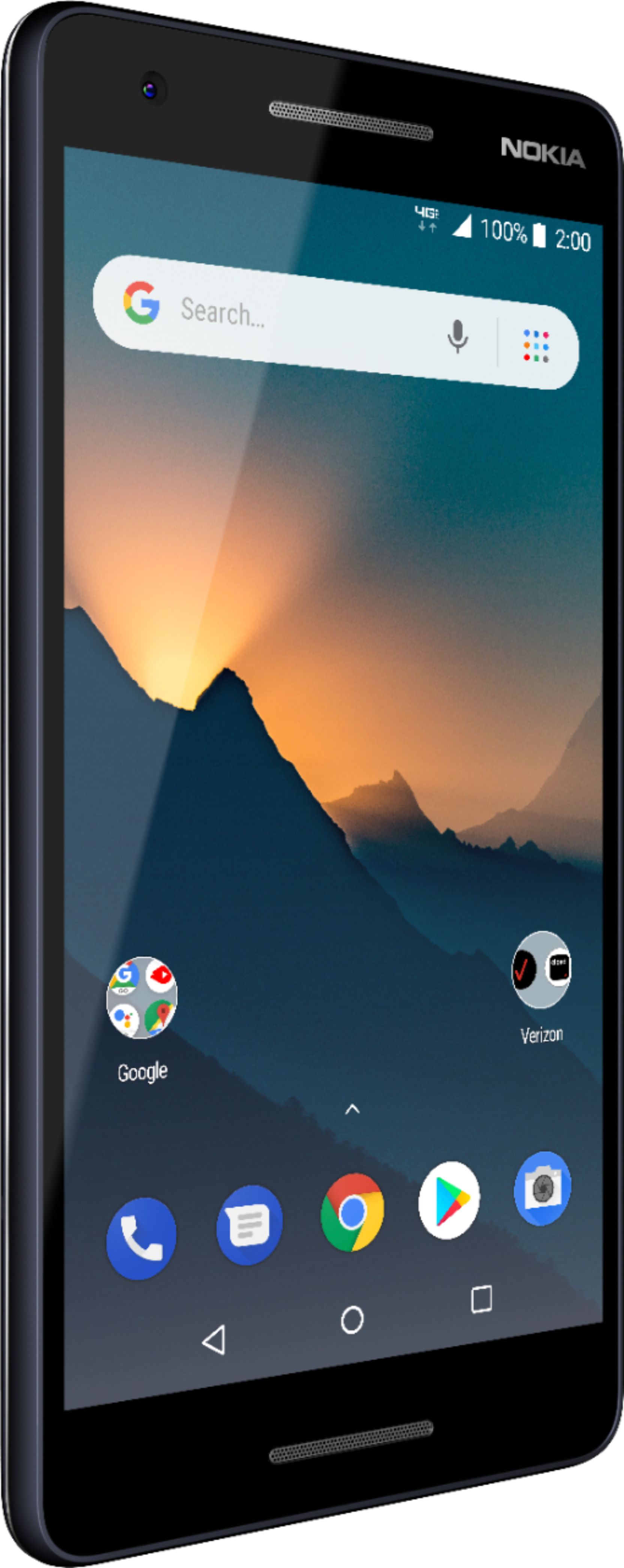 Angle View: Save $10 on Nokia 2V with Verizon $50 Airtime Card (Walmart.com Exclusive Offer)