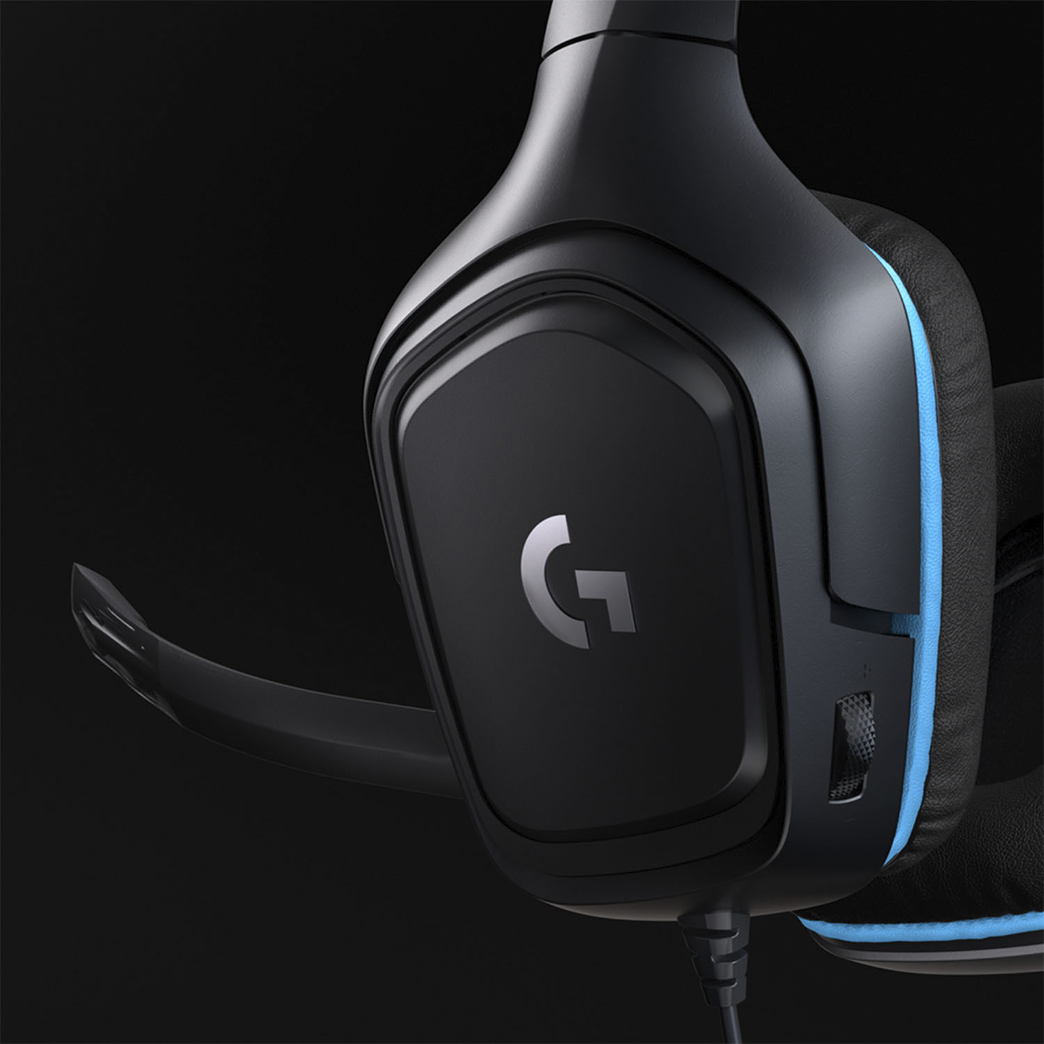 Logitech G432 Wired Gaming Headset for PC Black/Blue 981-000769 - Best Buy
