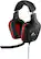 Angle. Logitech - G332 Wired Gaming Headset for PC - Black/Red.