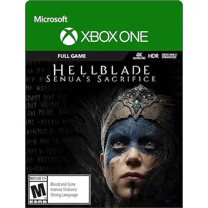 Front. Microsoft - Hellblade: Senua's Sacrifice. - M (Mature 17+)