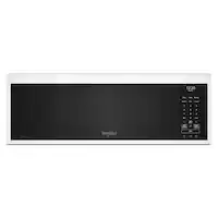 Whirlpool - 1.1 Cu. Ft. Over the Range Microwave with Sensor Cooking and 1800-Watts Cooking Power - White - Front_Zoom