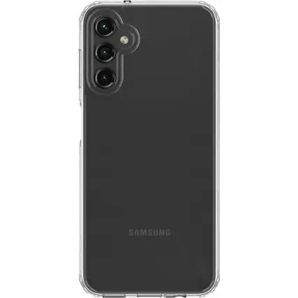 Front. SaharaCase - Hybrid-Flex Hard Shell Series Case for Samsung Galaxy A14 5G - Clear.